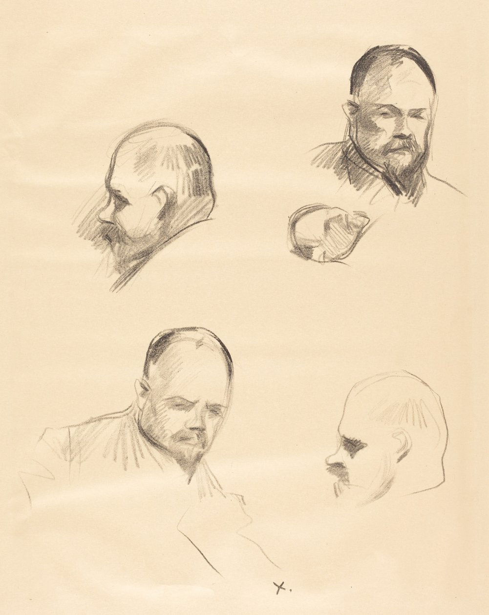 Ambroise Vollard, négy vázlat alkotó: Jean-Louis Forain