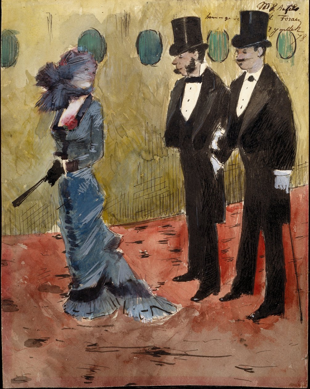 A színházban alkotó: Jean-Louis Forain