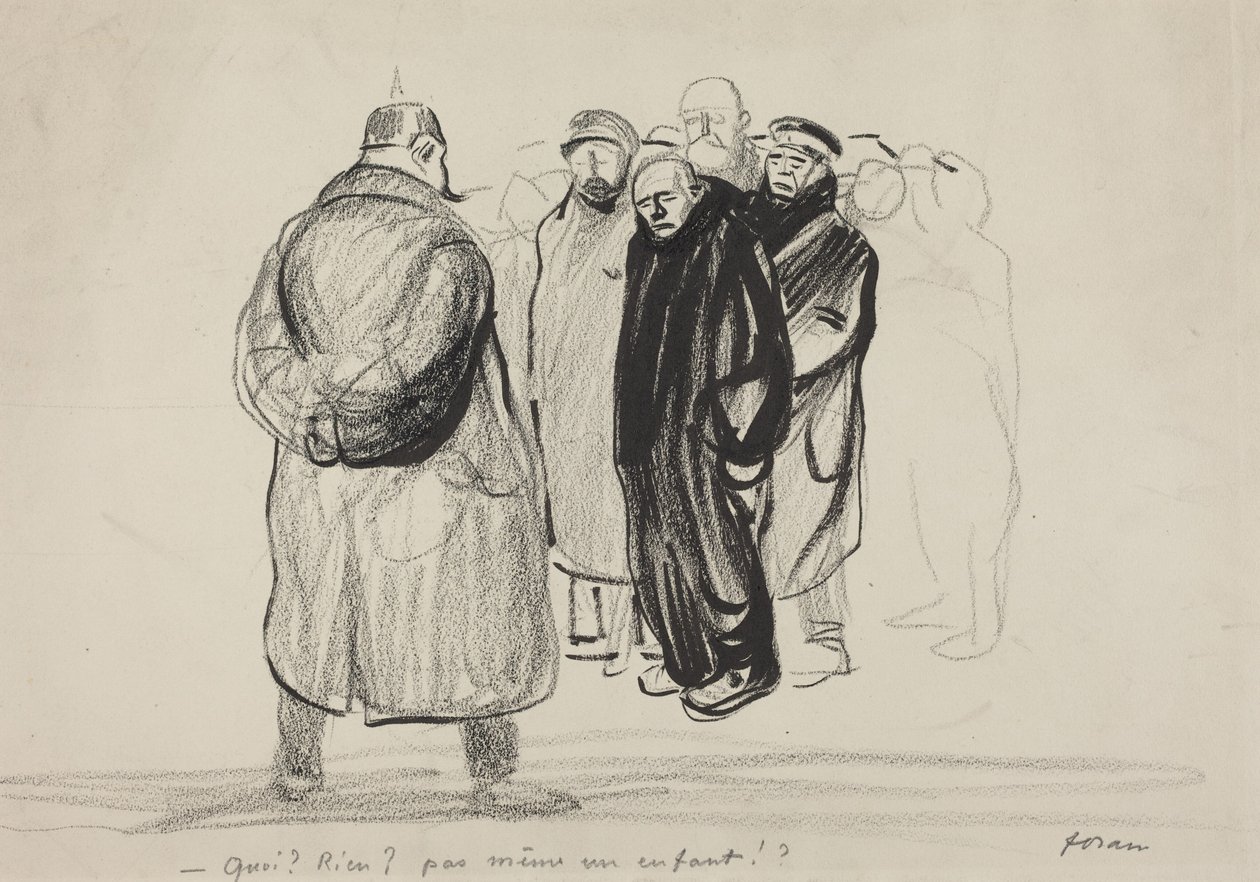 Üres kézzel – egy Zeppelin legénysége alkotó: Jean-Louis Forain