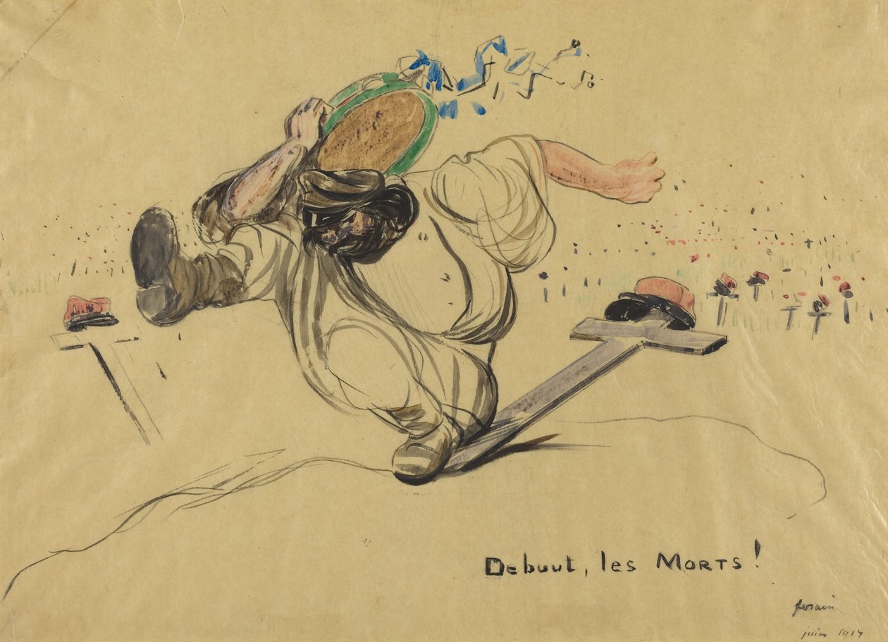 Keljetek fel, halottak! alkotó: Jean-Louis Forain