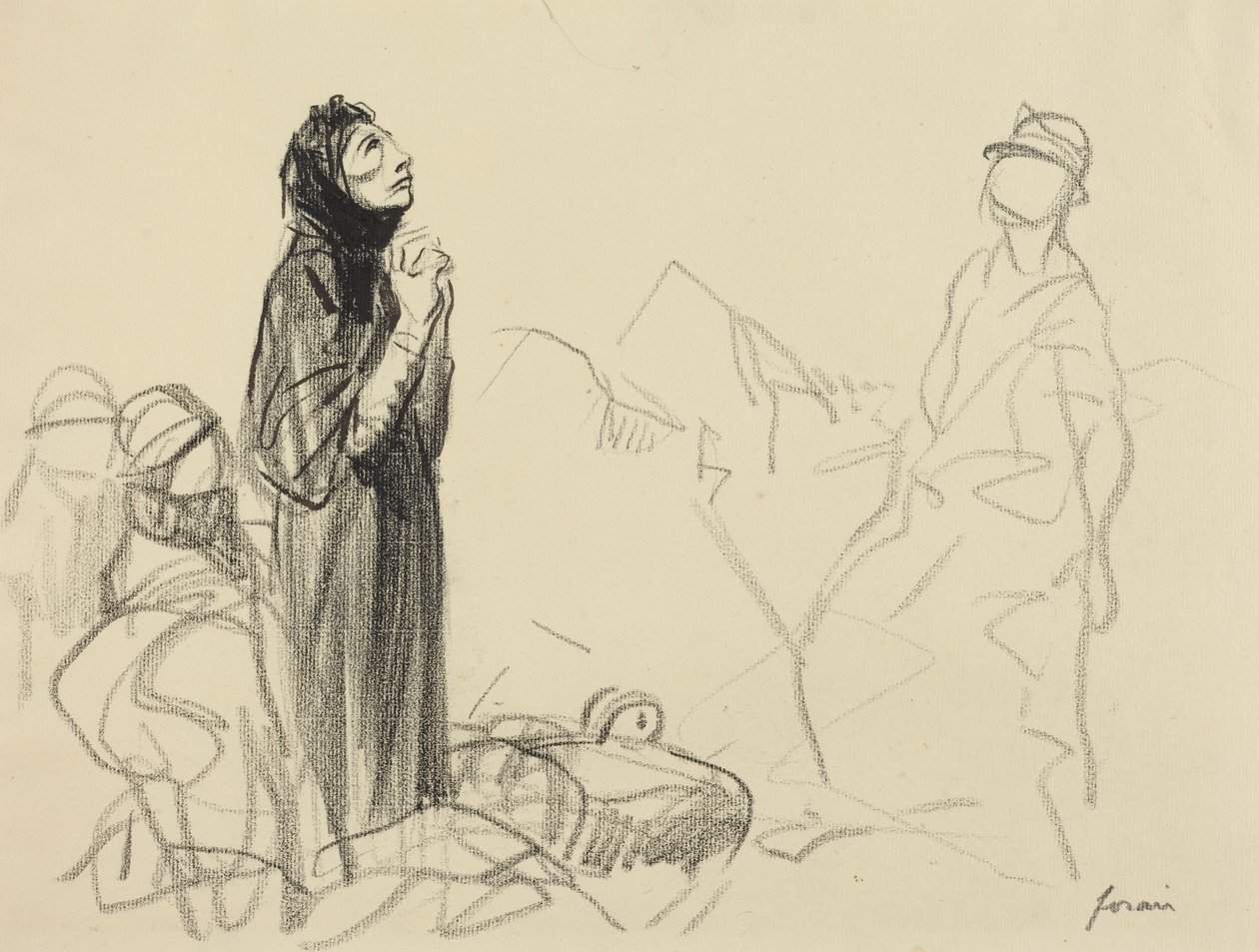 A fegyverszünet alatt alkotó: Jean-Louis Forain