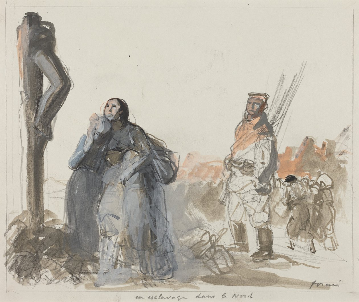 Rabszolgaságban az Északon alkotó: Jean-Louis Forain