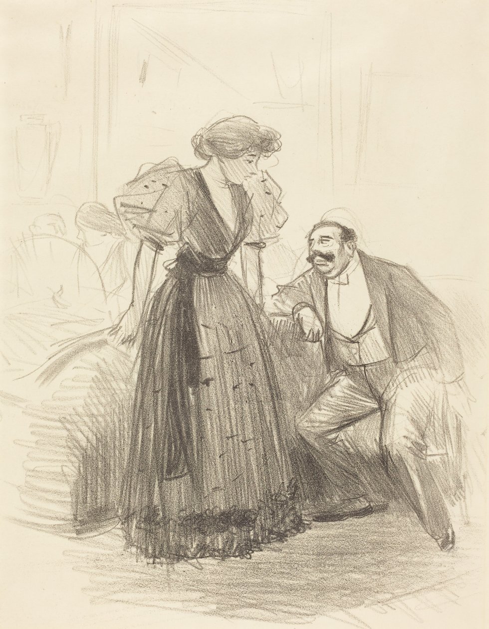 Egy estélyen alkotó: Jean-Louis Forain