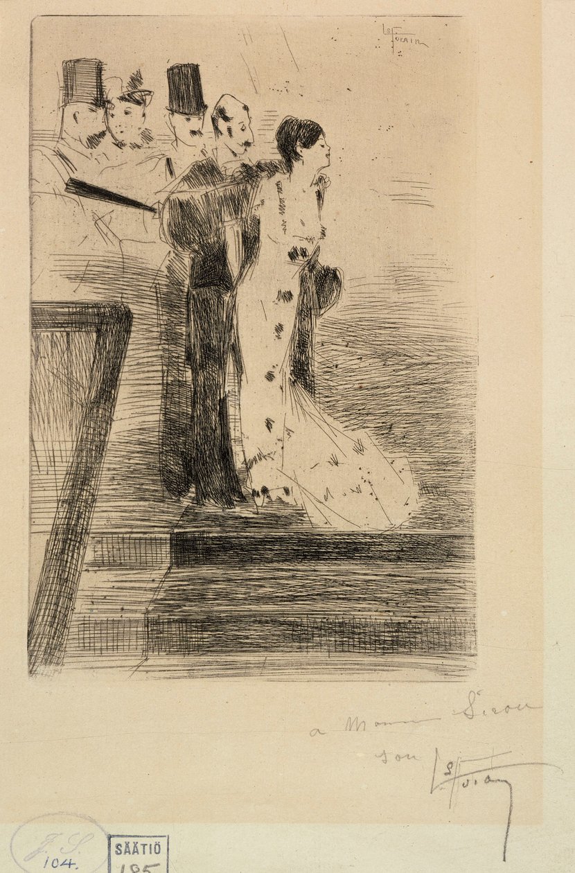 Belépés a társaságba alkotó: Jean-Louis Forain