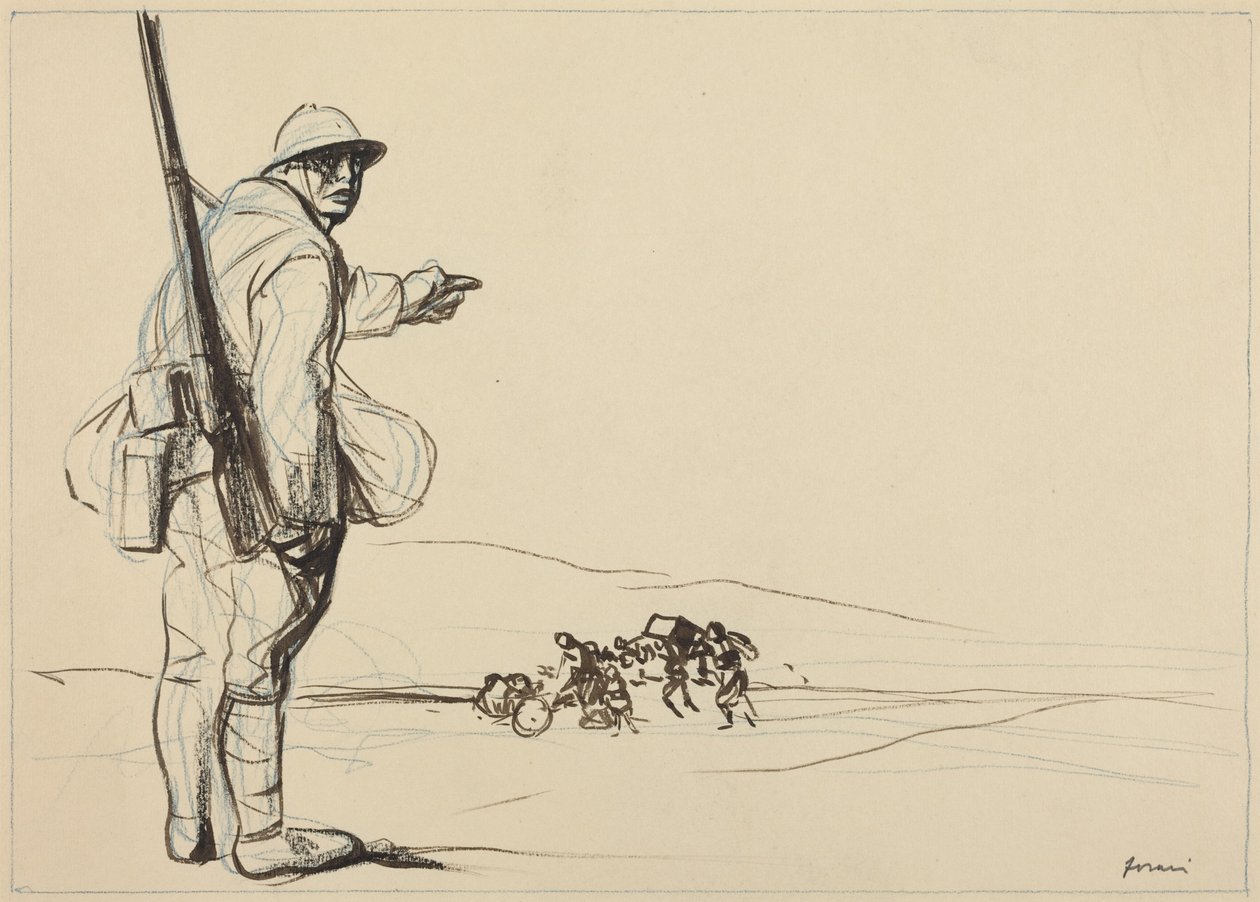 Német előrenyomulás alkotó: Jean-Louis Forain