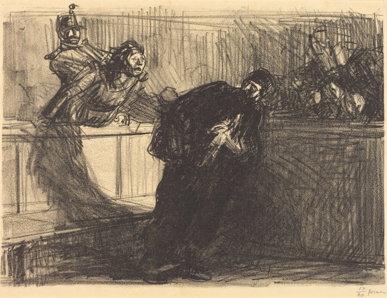 A szidalmazott ügyvéd alkotó: Jean-Louis Forain