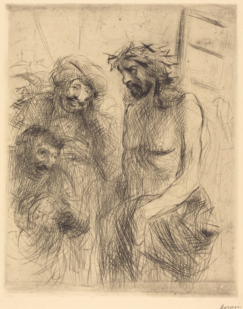 Le Christ aux outrages (Krisztus megalázása) alkotó: Jean-Louis Forain