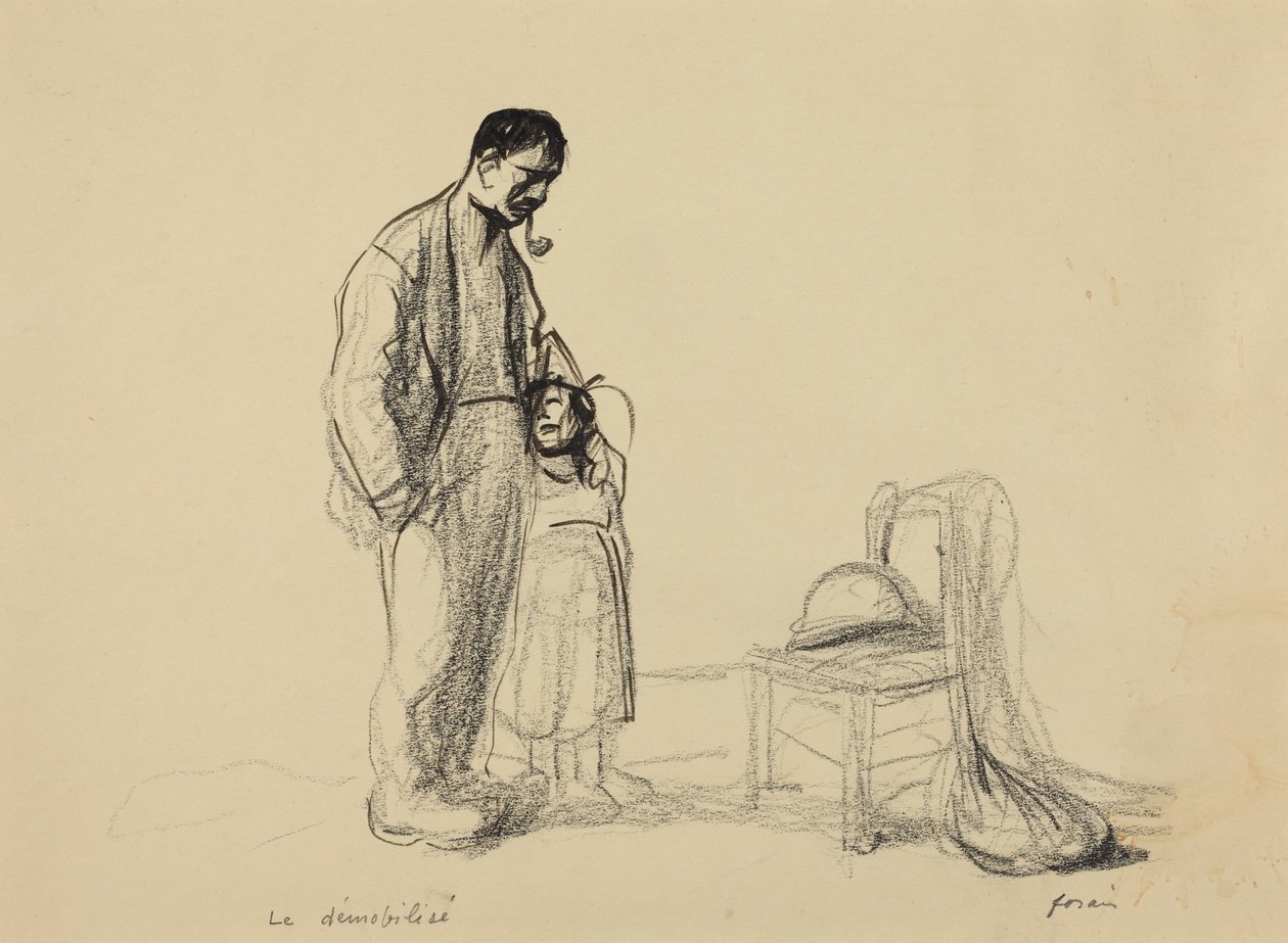 A leszerelt katona alkotó: Jean-Louis Forain
