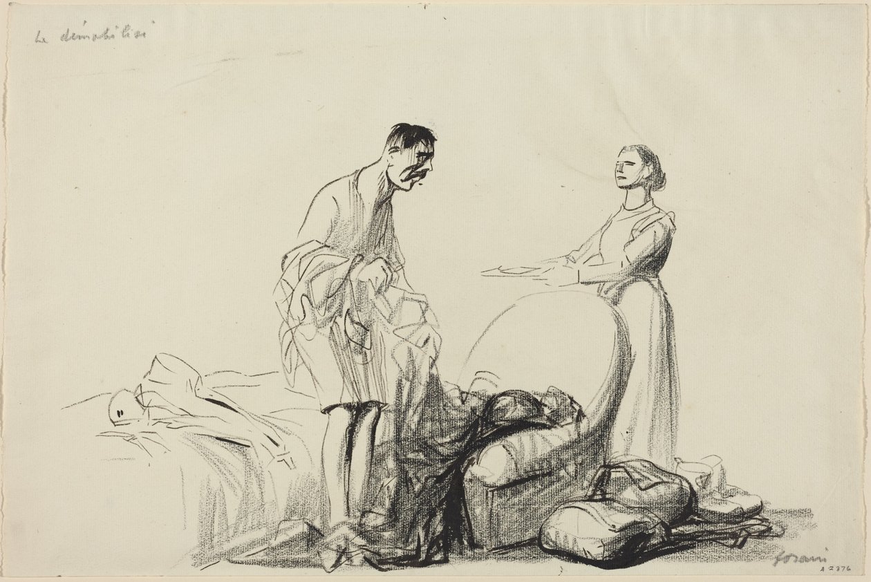 A leszerelt katona alkotó: Jean-Louis Forain