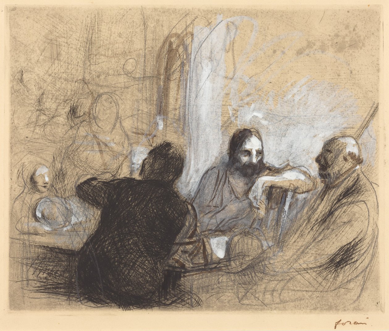 Emmauszi zarándokok alkotó: Jean-Louis Forain