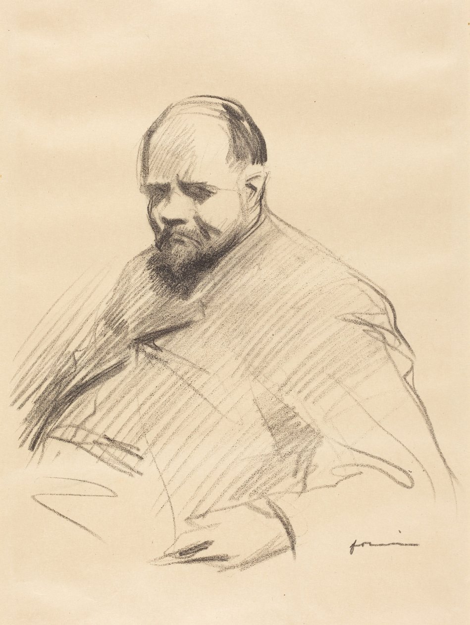 Ambroise Vollard portréja (Portrait of Ambroise Vollard) alkotó: Jean-Louis Forain