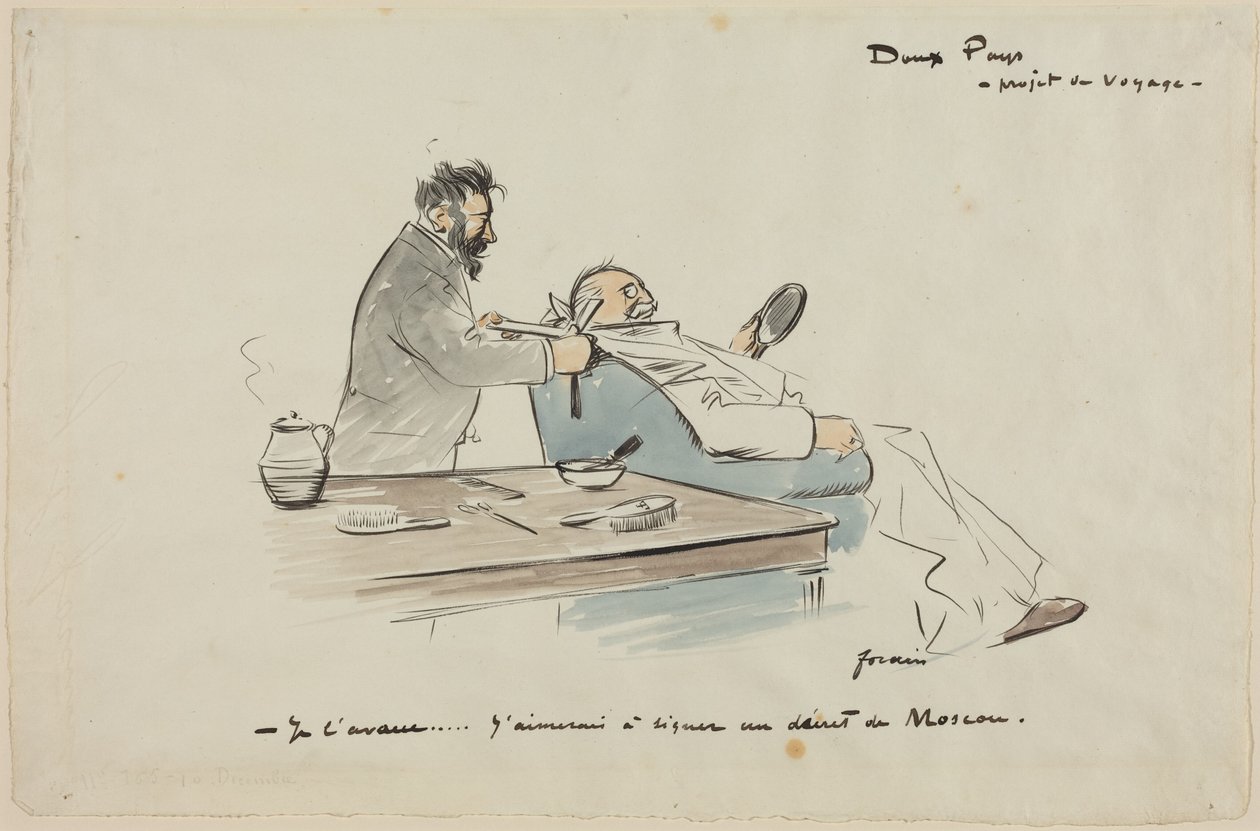 Utazási terv alkotó: Jean-Louis Forain