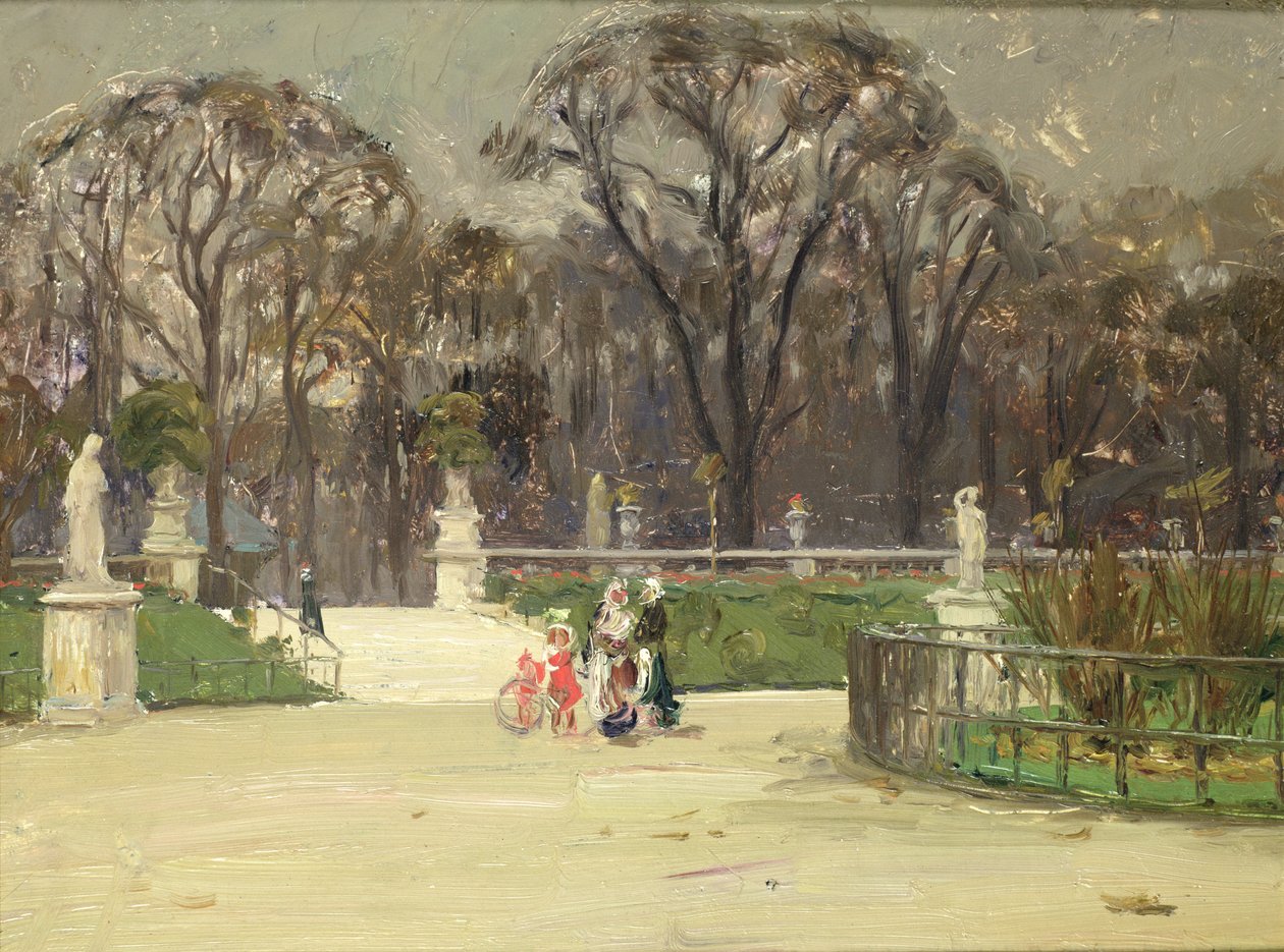 A Jardin du Luxembourgban (olaj, vászon) alkotó: Jean Louis Lefort