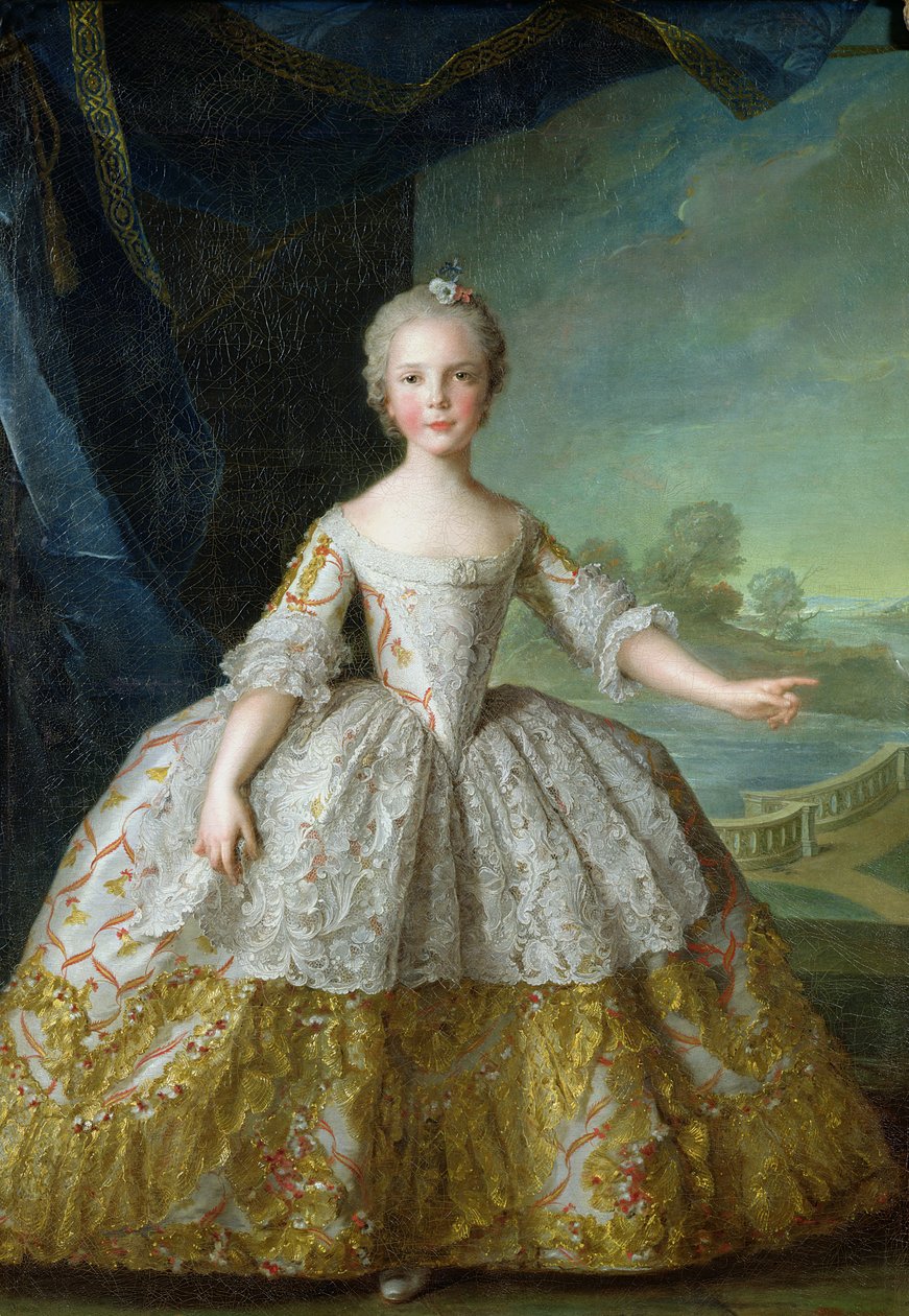 Infanta Isabelle de Bourbon-Parma (1741-63) 1749 (olaj, vászon) alkotó: Jean Marc Nattier