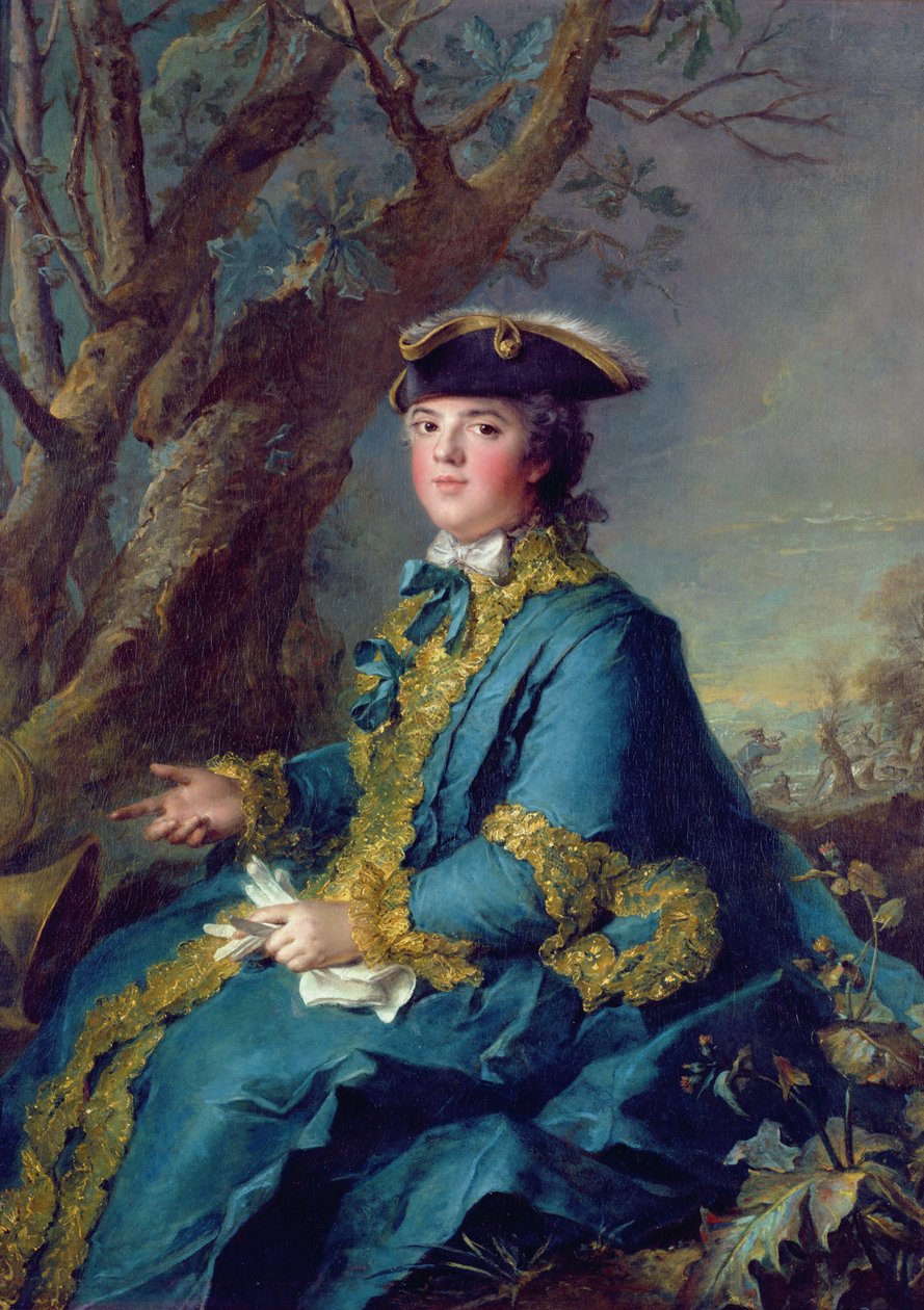 Louise-Elisabeth de France (1729-59) spanyol csecsemő, majd pármai hercegnő alkotó: Jean Marc Nattier