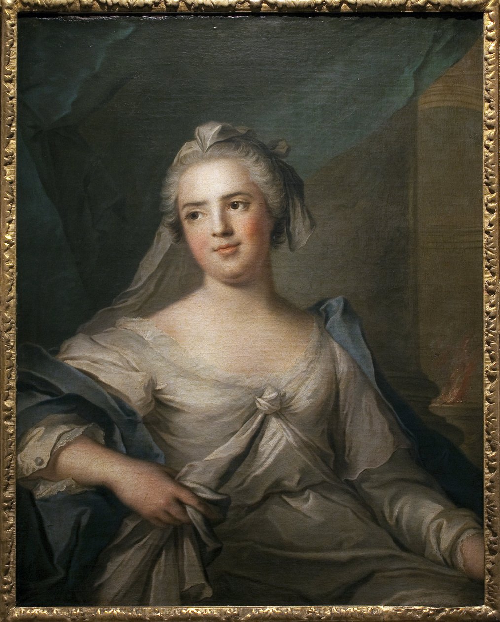 Madame Infante in Vestale - Jean Marc (Jean-Marc) Nattier (1685-1766) festménye, olaj, vászon, francia művészet 18. század - Musee des Beaux Arts de Pau alkotó: Jean Marc Nattier