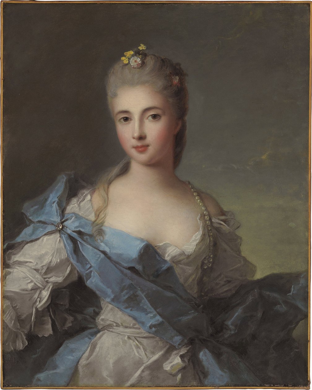 La Rochefoucault hercegnő portréja (Louise Elisabeth de la Rochefoucault, Enville hercegnője alkotó: Jean Marc Nattier
