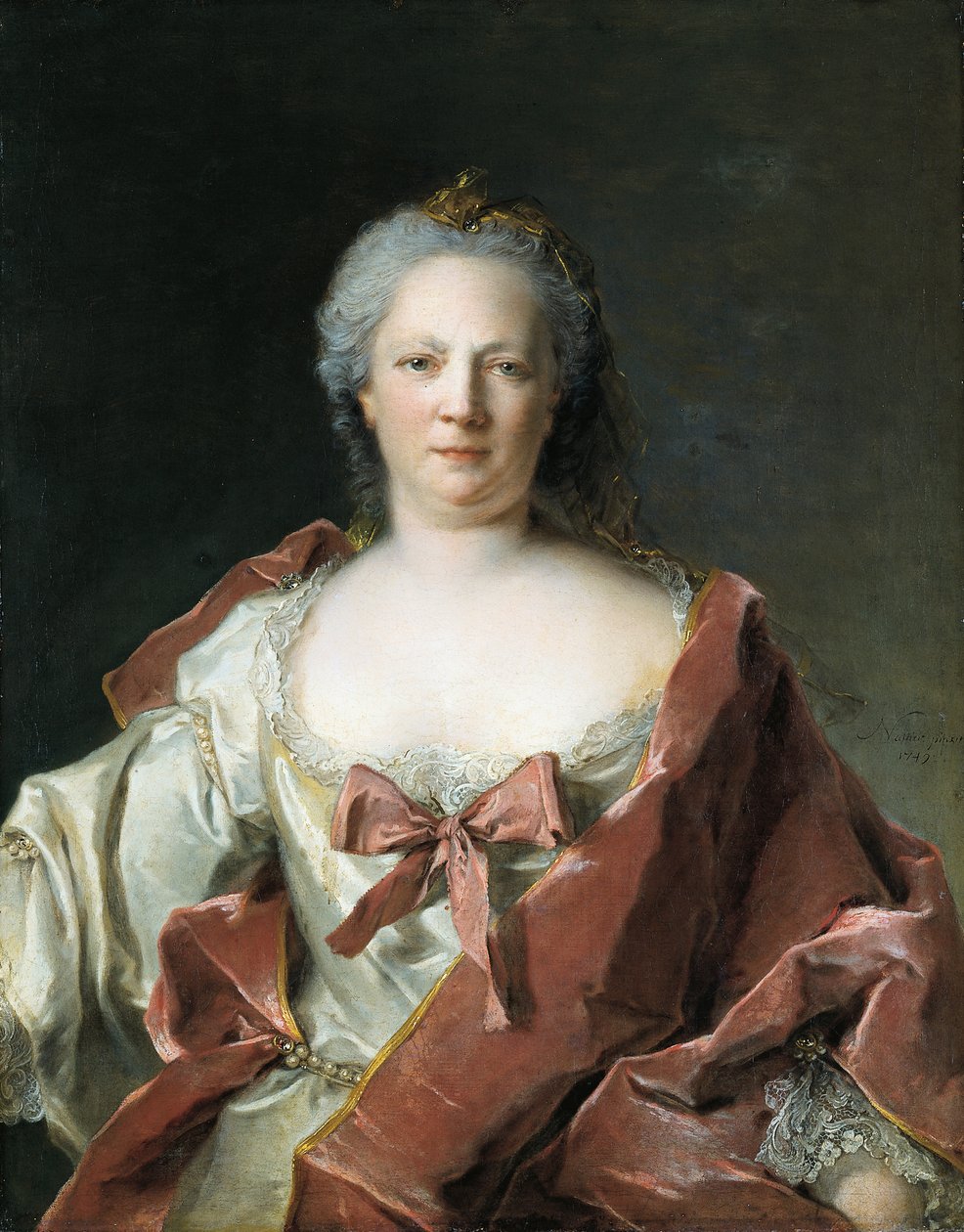 Anna Elisabeth Leerse portréja alkotó: Jean-Marc Nattier