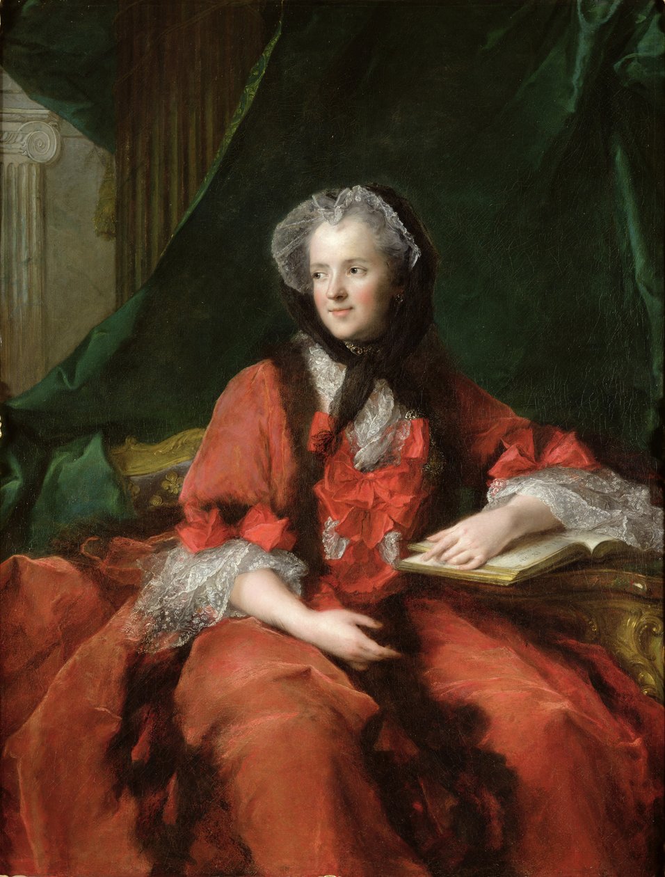 Madame Maria Leszczynska (1703-68) portréja, 1748 (olaj, vászon) alkotó: Jean Marc Nattier
