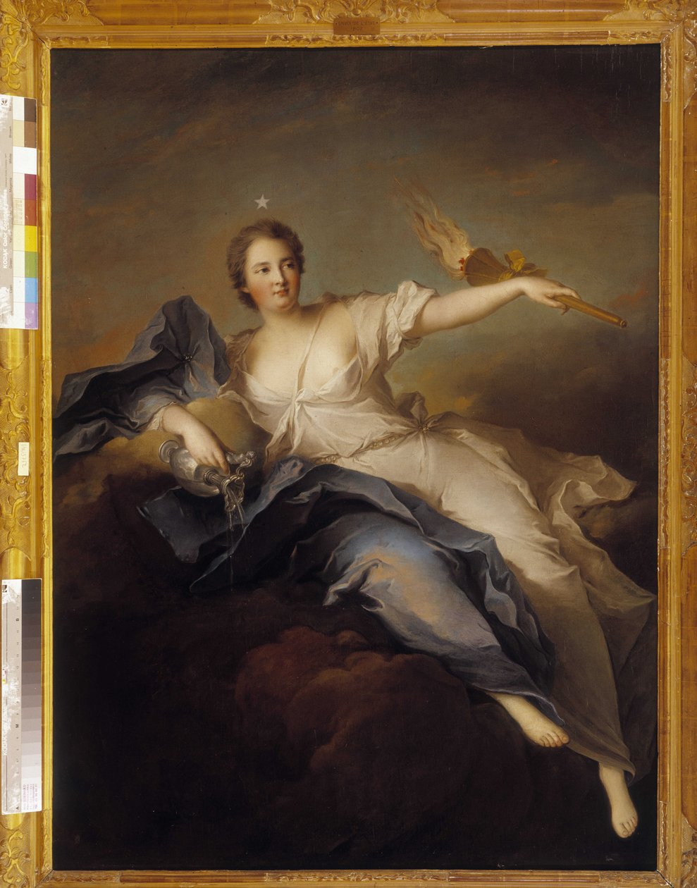 Madame de Chateauroux portréja Aurora szerepében alkotó: Jean Marc Nattier