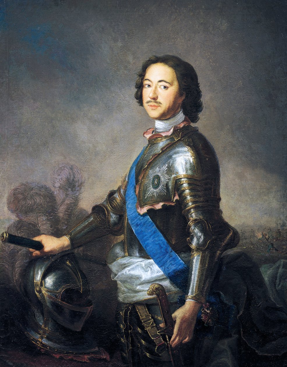 Nagy Péterként ismert I. Péter portréja (Moszkva alkotó: Jean Marc Nattier