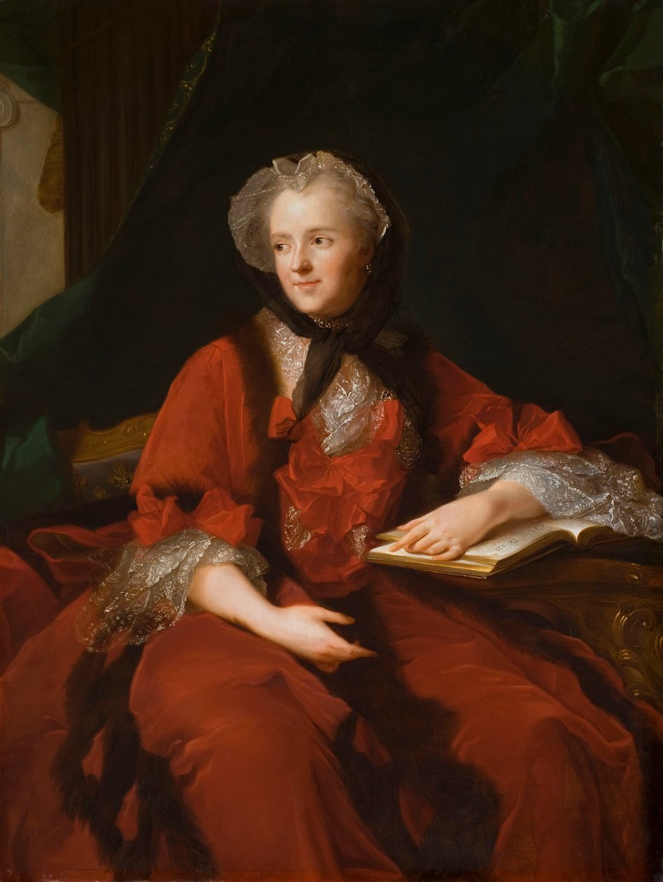 Leszczyńska Mária portréja alkotó: Jean-Marc Nattier