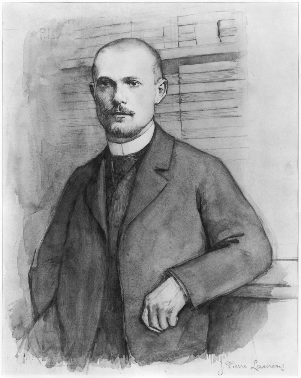 Charles Peguy portréja alkotó: Jean Pierre Laurens