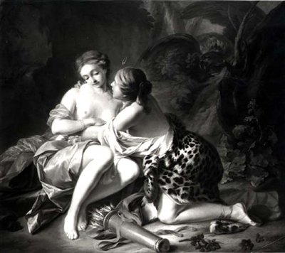Jupiter és Callisto alkotó: Jean Simon Berthelemy