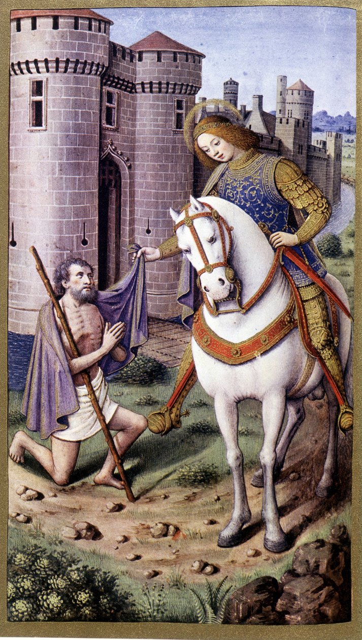 Szent Márton Jean Bourdichon után alkotó: Jean (after) Bourdichon