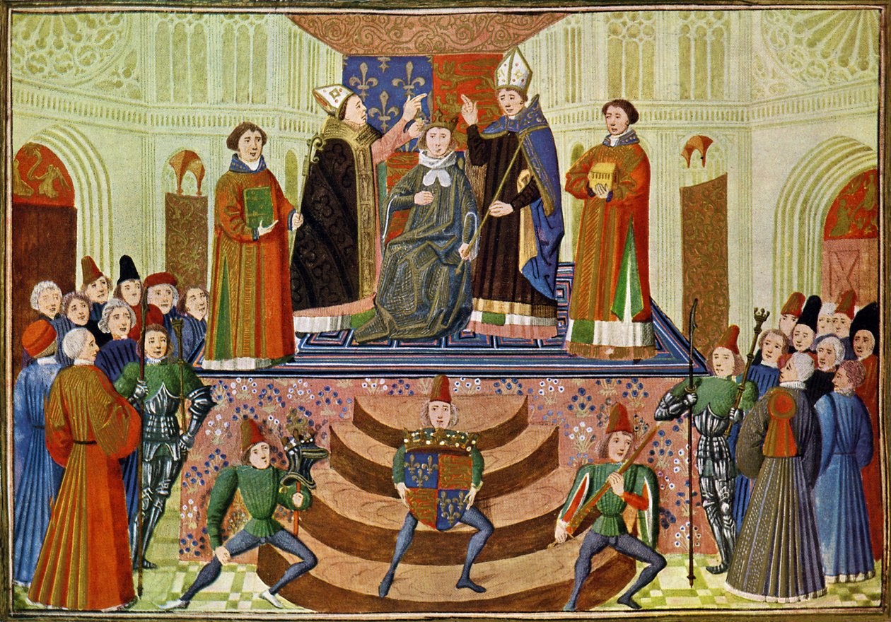 IV. Henrik angol koronázása alkotó: Jean (after) Froissart