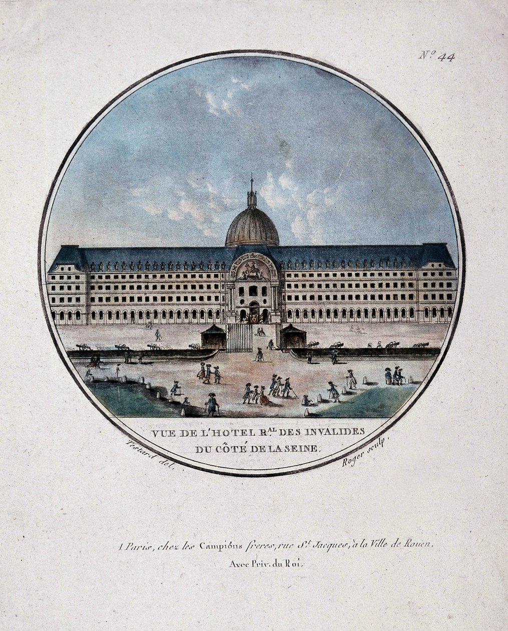 Les Invalides, Párizs, Testard, december 19 alkotó: Jean (after) Testard