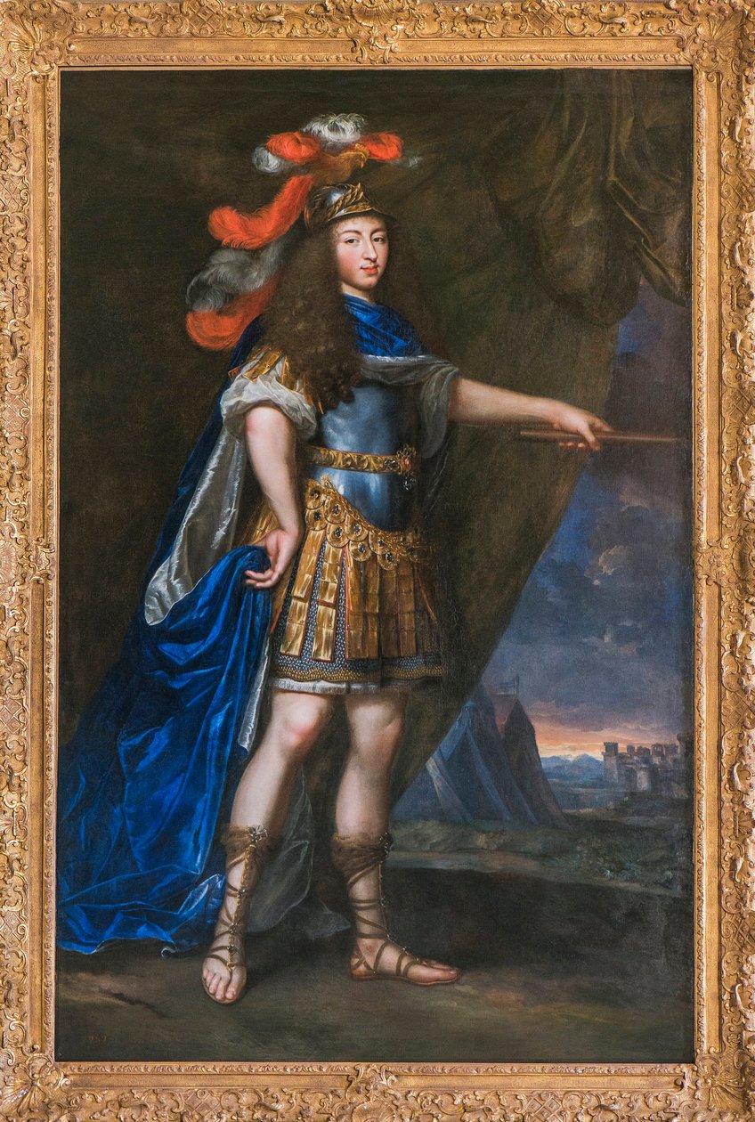 XIV. Lajos portréja egy antik festménnyel - Jean Nocret (1615-1672) festménye - Musee du Domaine departemental de Sceaux alkotó: Jean Nocret