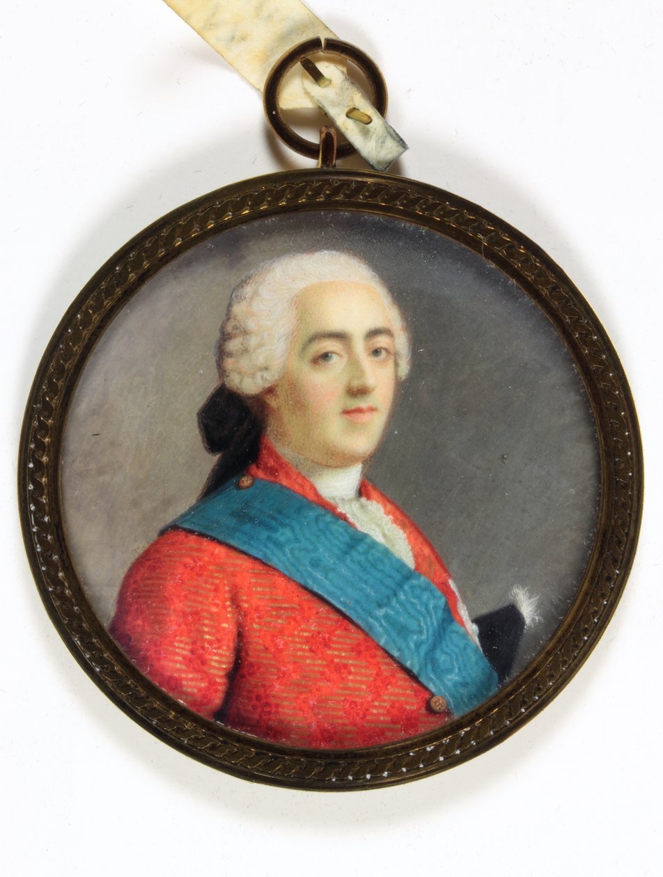 XV. Lajos francia király (zománc) alkotó: Jean Adam Serre