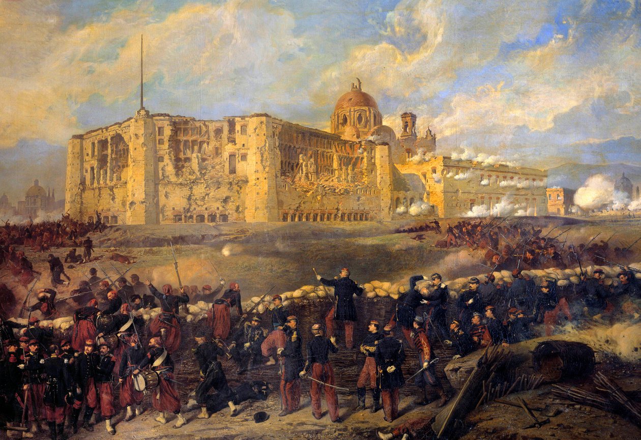 Expedíció Mexikóból (1861-1867): "" Francois Achille Bazaine tábornok (Francois-Achille) alkotó: Jean Adolphe Beauce