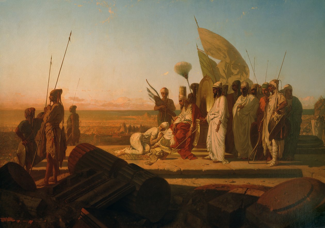 Xerxész a Hellészpontban alkotó: Jean Adrien Guignet