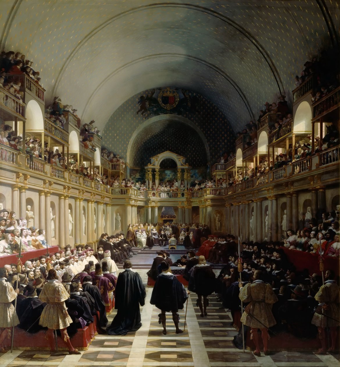Az uradalmak főispáni gyűlése 1614. október 27-én alkotó: Jean Alaux