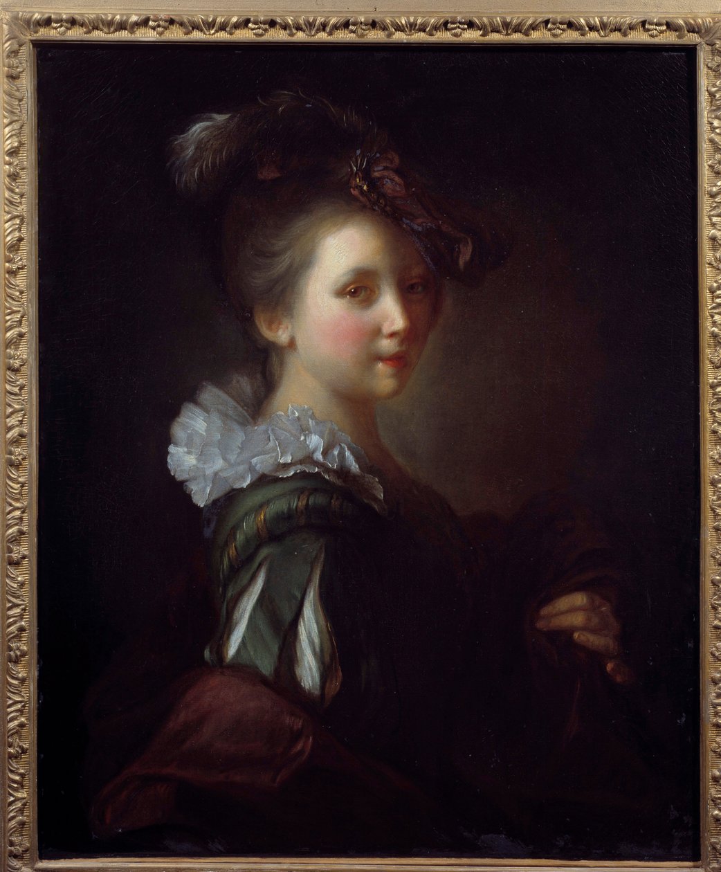 Jean Alexis Grimou (1680-1740) női portréja 18. századi Toulouse, Musee des Augustins alkotó: Jean Alexis Grimou