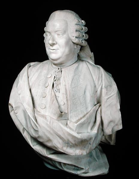 Nicolas Beaujon (1718-86) mellszobra (márvány) alkotó: Jean Antoine (attr. to) Houdon
