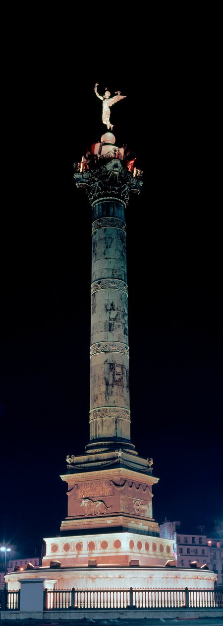 Kilátás a párizsi Place de la Bastille július oszlopára. alkotó: Jean Antoine Alavoine