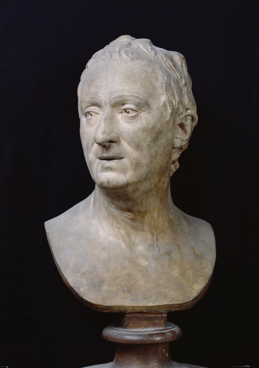Denis Diderot mellszobra, 1775 alkotó: Jean Antoine Houdon