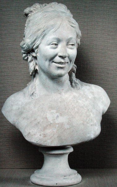 Madame Houdon mellszobra, 1786 (gipsz) alkotó: Jean Antoine Houdon