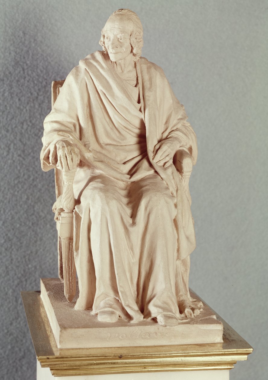 Francois Marie Arouet Voltaire (1694-1778) 1778 (márvány) alkotó: Jean Antoine Houdon