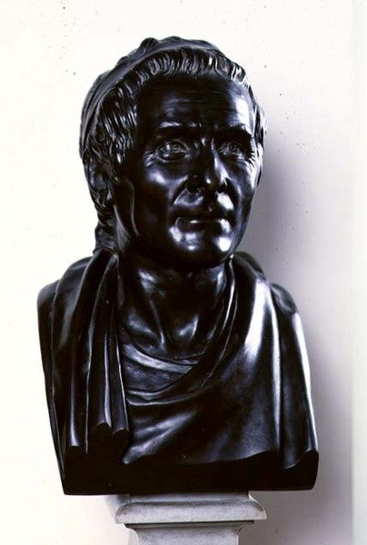 Jean Jacques Rousseau (1712-78) 1778 (bronz) alkotó: Jean Antoine Houdon