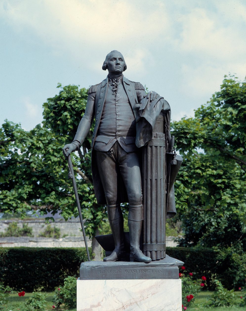 George Washington (1732-1799) portréja Jean Antoine Houdon (1741-1828) szobra 18. századi Blearancourt, francia-amerikai múzeum alkotó: Jean Antoine Houdon