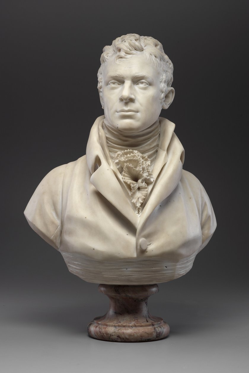 Robert Fulton, 1804 körül (márvány) (lásd még: 140329 és 345579) alkotó: Jean Antoine Houdon