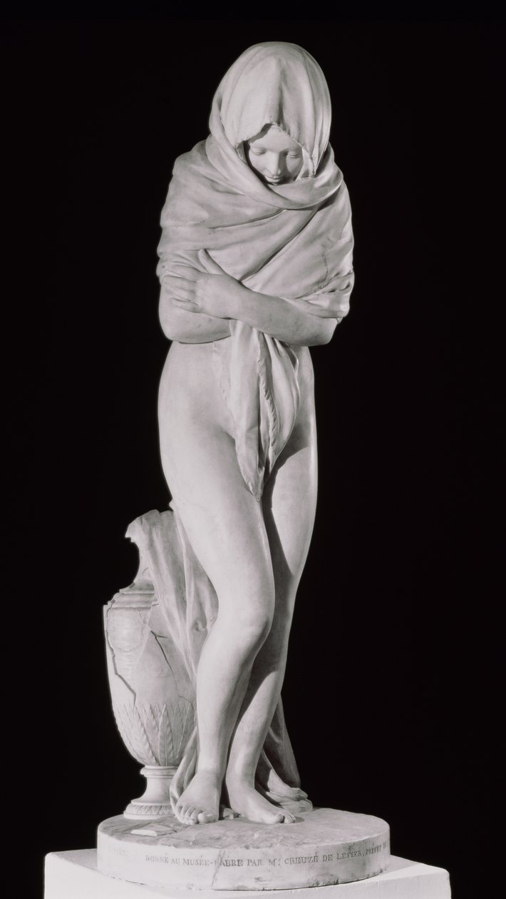 Tél, vagy a hideg nő (márvány) alkotó: Jean Antoine Houdon