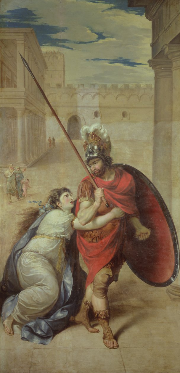 Hector búcsúja Andromache-tól alkotó: Jean Antoine Julien de Parme