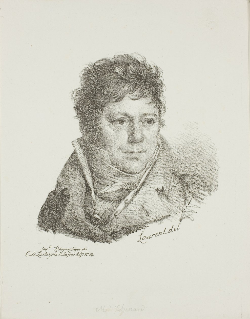 M. Chenard portréja alkotó: Jean Antoine Laurent