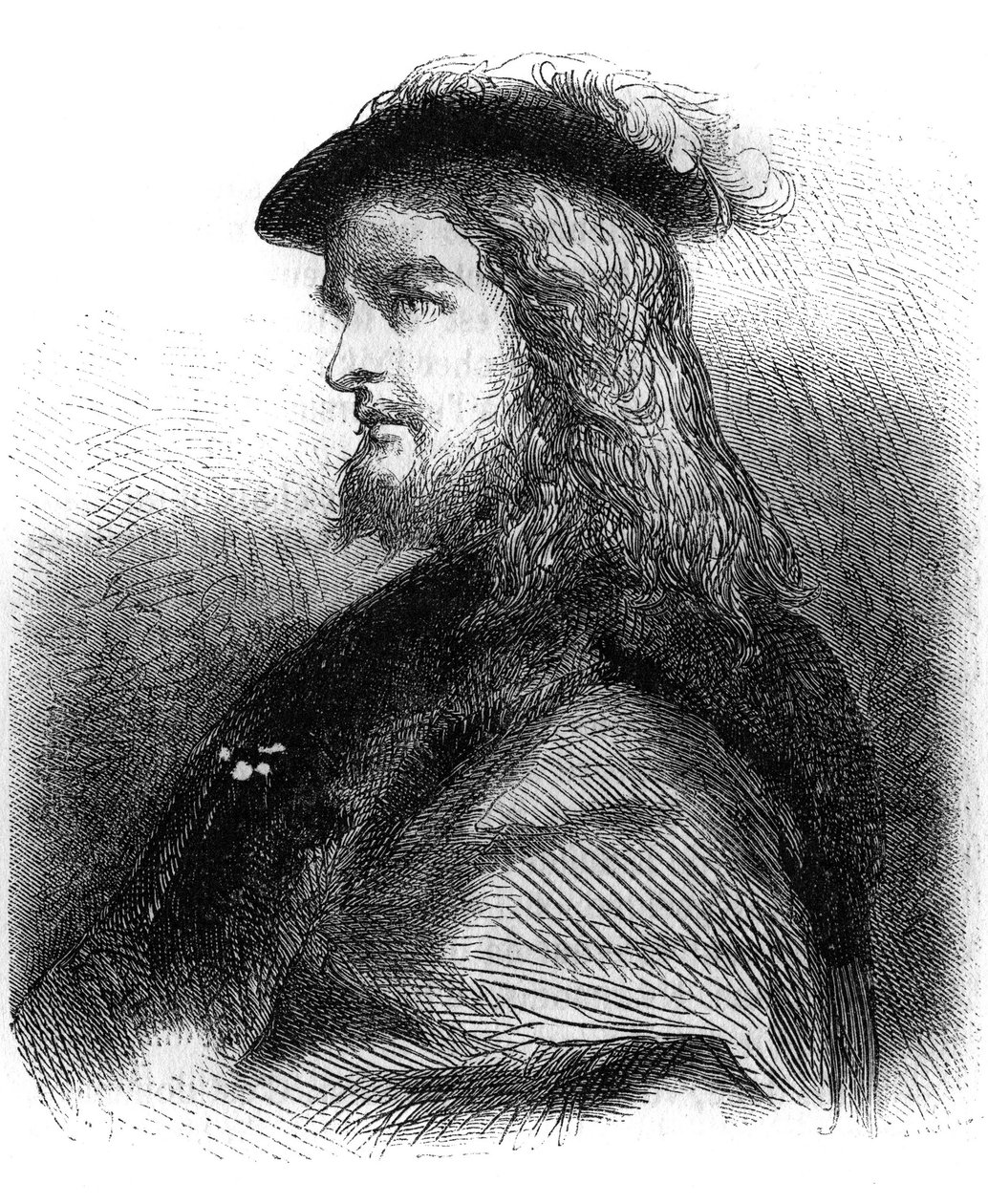 Gustave I Wasa portréja (Gustav Vasa alkotó: Jean Antoine Valentin Foulquier