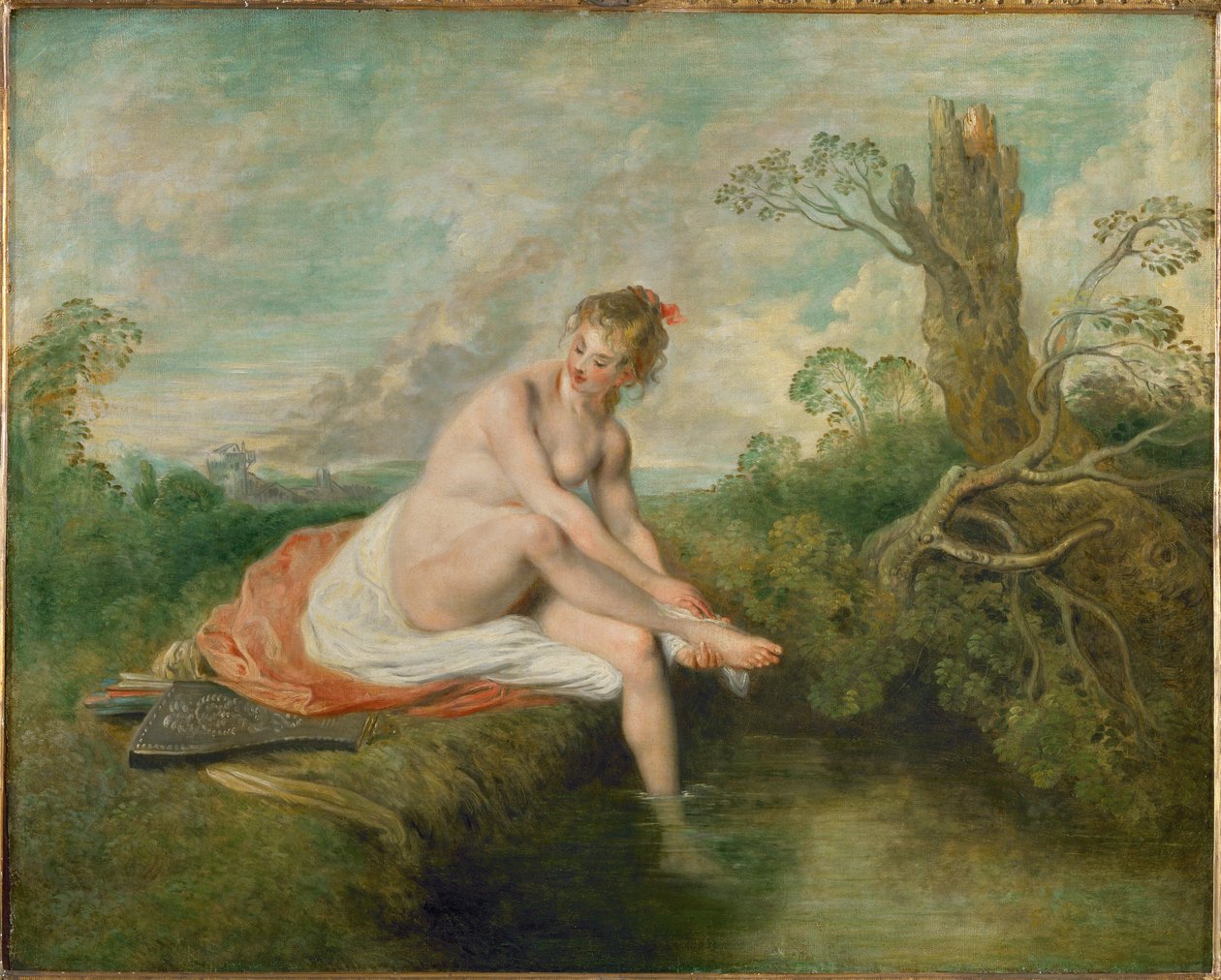 Diane au bain - Diana fürdés... alkotó: Jean Antoine Watteau